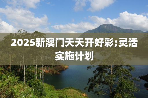 2025新澳門天天開好彩;靈活實(shí)施計(jì)劃