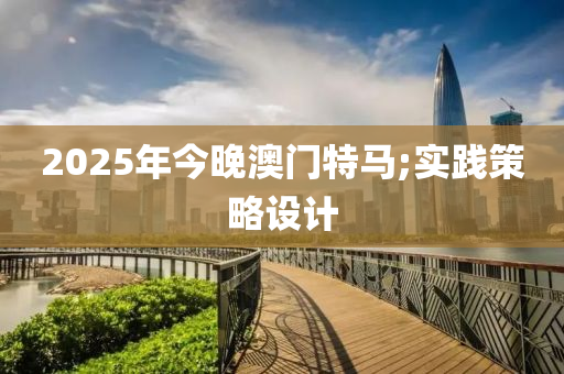 2025年今晚澳門特馬;實踐策略設計