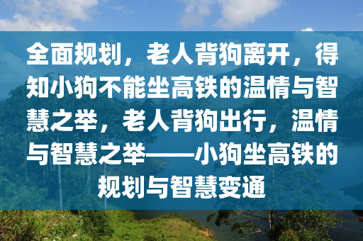 全面規(guī)劃，老人背狗離開，得知小狗不能坐高鐵的溫情與智慧之舉，老人背狗出行，溫情與智慧之舉——小狗坐高鐵的規(guī)劃與智慧變通