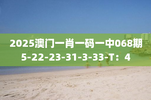 2025澳門(mén)一肖一碼一中068期5-22-23-31-3-33-T：4