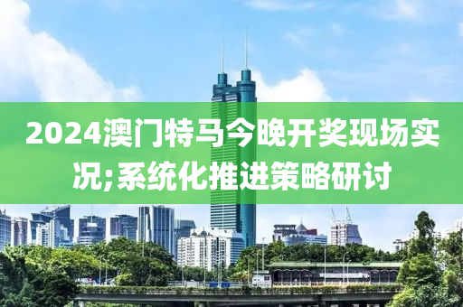 2024澳門特馬今晚開獎現(xiàn)場實況;系統(tǒng)化推進策略研討