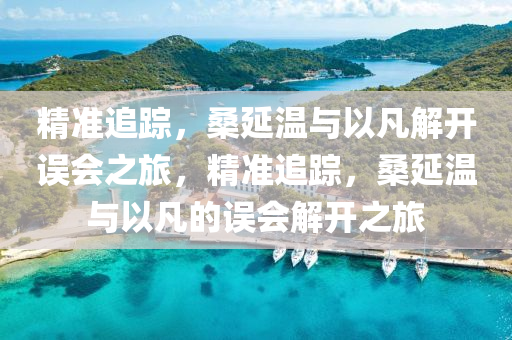 精準(zhǔn)追蹤，桑延溫與以凡解開誤會之旅，精準(zhǔn)追蹤，桑延溫與以凡的誤會解開之旅