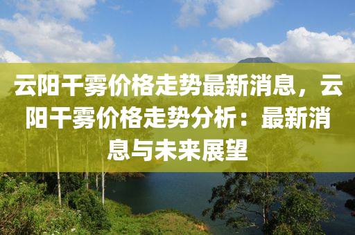 云陽干霧價格走勢最新消息，云陽干霧價格走勢分析：最新消息與未來展望