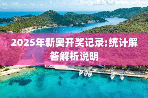 2025年新奧開獎記錄;統(tǒng)計解答解析說明