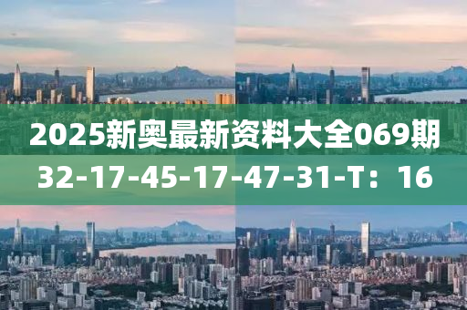 2025新奧最新資料大全069期32-17-45-17-47-31-T：16