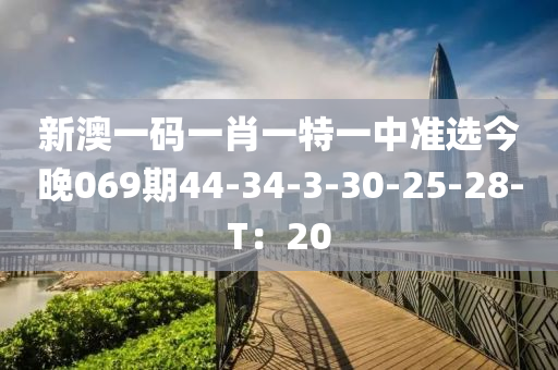 新澳一碼一肖一特一中準選今晚069期44-34-3-30-25-28-T：20