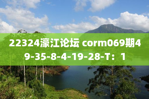 22324濠江論壇 corm069期49-35-8-4-19-28-T：1