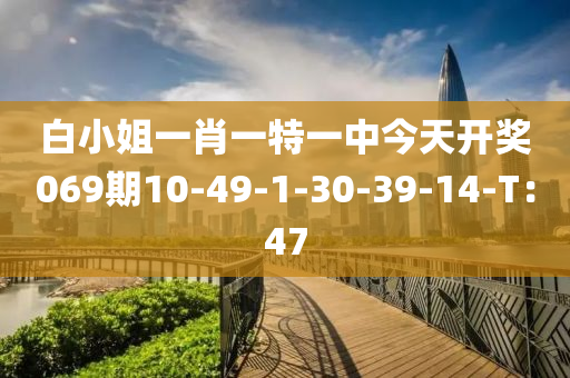 白小姐一肖一特一中今天開(kāi)獎(jiǎng)069期10-49-1-30-39-14-T：47