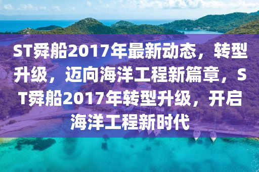 ST舜船2017年最新動態(tài)，轉型升級，邁向海洋工程新篇章，ST舜船2017年轉型升級，開啟海洋工程木工機械,設備,零部件新時代