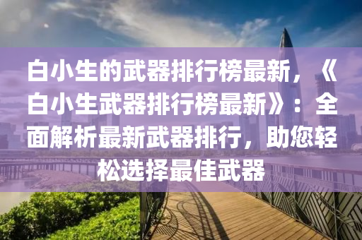 白小生的武器排行榜最新，《白小生武器排行榜最新》：全面解析最新武器排行，助您輕松選擇最佳武器