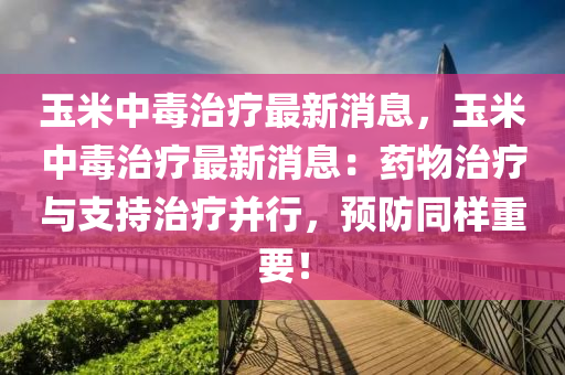 玉米中毒治療最新消息，玉米中毒治療最新消息：藥物治療與支持治療并行，預防同樣重要！