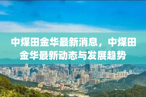 中煤田金華最新消息，中煤木工機(jī)械,設(shè)備,零部件田金華最新動(dòng)態(tài)與發(fā)展趨勢(shì)