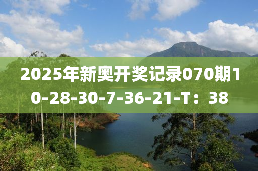 2025年新奧開獎記錄070期10-28-30-7-36-21-T：38