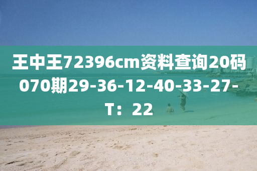 王中王72396cm資料查詢(xún)20碼070期29-36-12-40-33-27-T：22