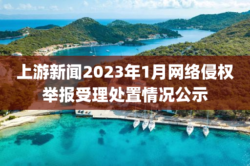 上游新聞2023年1月網(wǎng)絡(luò)侵權(quán)舉報(bào)受理處置情況公示