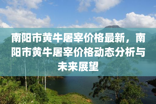 南陽市黃牛屠宰價(jià)格最新，南陽市黃牛屠宰價(jià)格動態(tài)分析與未來展望