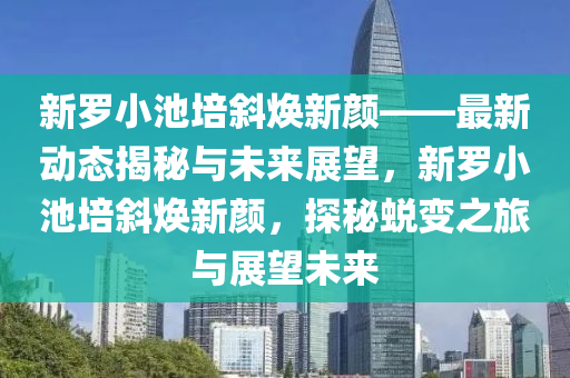 新羅小池培斜煥新顏——最新動態(tài)揭秘與未來展望，新羅小池培斜煥新顏，探秘蛻變之旅與展望未來