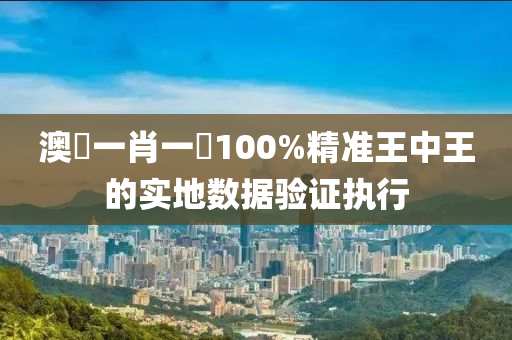 澳門一肖一碼100%精準(zhǔn)王中王的實(shí)地?cái)?shù)據(jù)驗(yàn)證執(zhí)行