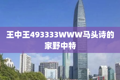 王中王493333WWW馬頭詩的家野中特