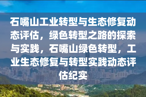 石嘴山工業(yè)轉型與生態(tài)修復動態(tài)評估，綠色轉型之路的探索與實踐，石嘴山綠色轉型，工業(yè)生態(tài)修復與轉型實踐動態(tài)評估紀實木工機械,設備,零部件